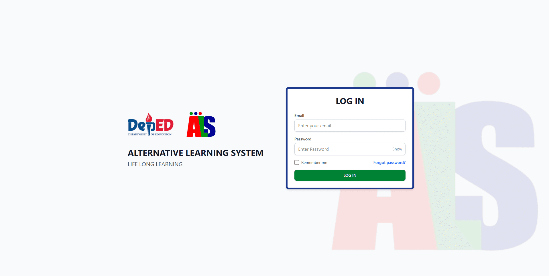 Alternative Learning System (ALS)